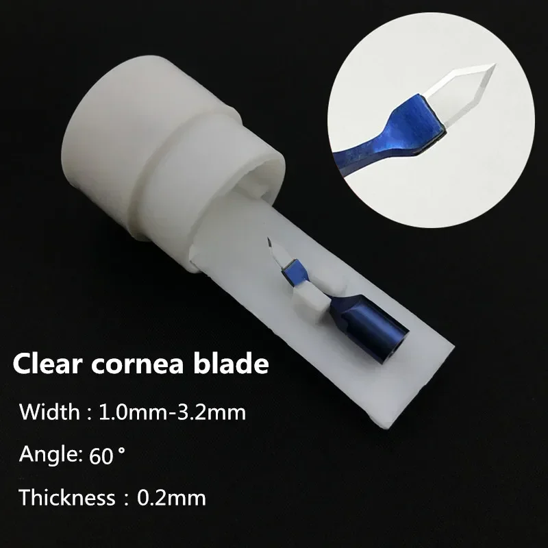 

Ophthalmic Keratome blades Clear Cornea Blades Knife blades only Sapphire blade for ophthalmic surgical instrument