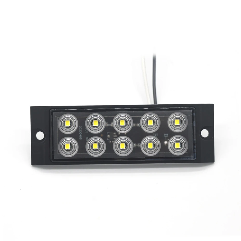 10 Leds Truck Side Lights 12V 24V Clearance Lamps For Pickup Tractor Boat Semi-trailer Waterproof Driving Brake Warning Signals