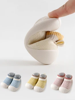MILANCEL, zapatos de suelo para bebés de 0 a 3 años, zapatos de suela blanda para niños, Otoño Invierno, calcetines antideslizantes para niñas, zapatos de paso para niños pequeños
