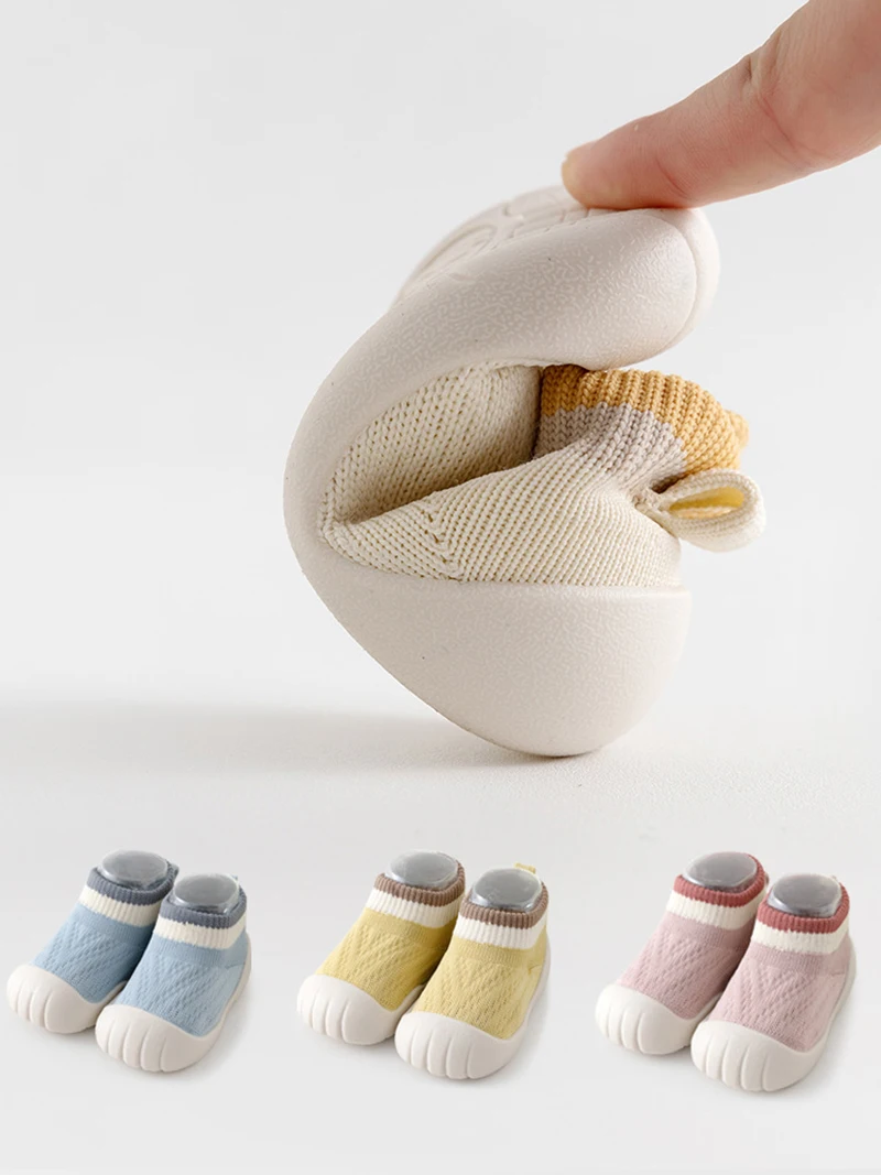 MILANCEL Baby Floor Shoes 0-3 Y Dziecięce buty z miękką podeszwą Jesień Zima Niemowlę Dziewczynki Antypoślizgowe skarpetki Maluch Chłopcy Step Shoes