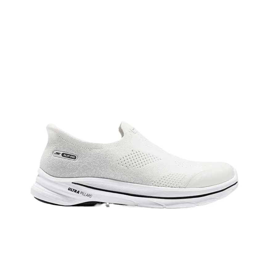 Skechers Abrasion Resistant Low top Casual Shoes Women's White 125926-WBK view 3