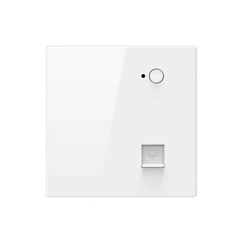 Router Wi-Fi do montażu na ścianie 48V PoE i MT7621 11ac Dual Band 1200mbps, punkt dostępowy Wi-Fi do montażu na ścianie, odpowiedni do hoteli, typ Fat AP.