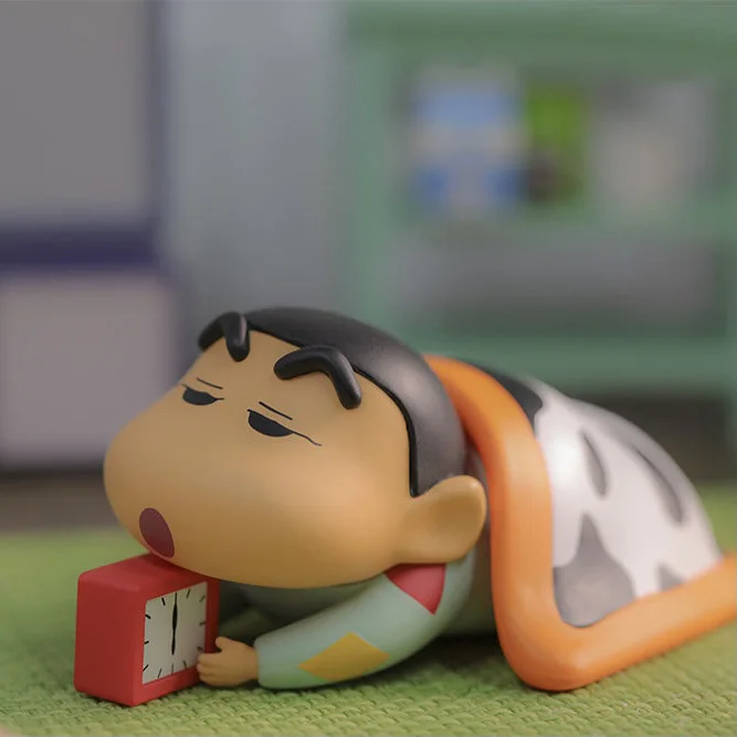 Kawaii Crayon Shinchan Daily Life Series Blind Box Cartoon Anime Shinchan Movable Doll Desktop Decoration Collection Toys