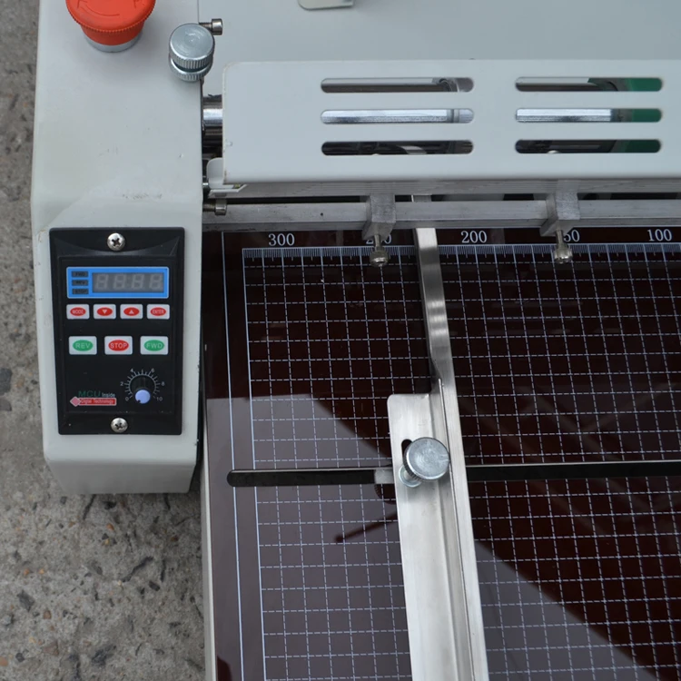 Electric Automatic A3 Perforating Small Desktop Slitter Creaser Paper Creasing Machine for Score and Fold Durable Tags view 5