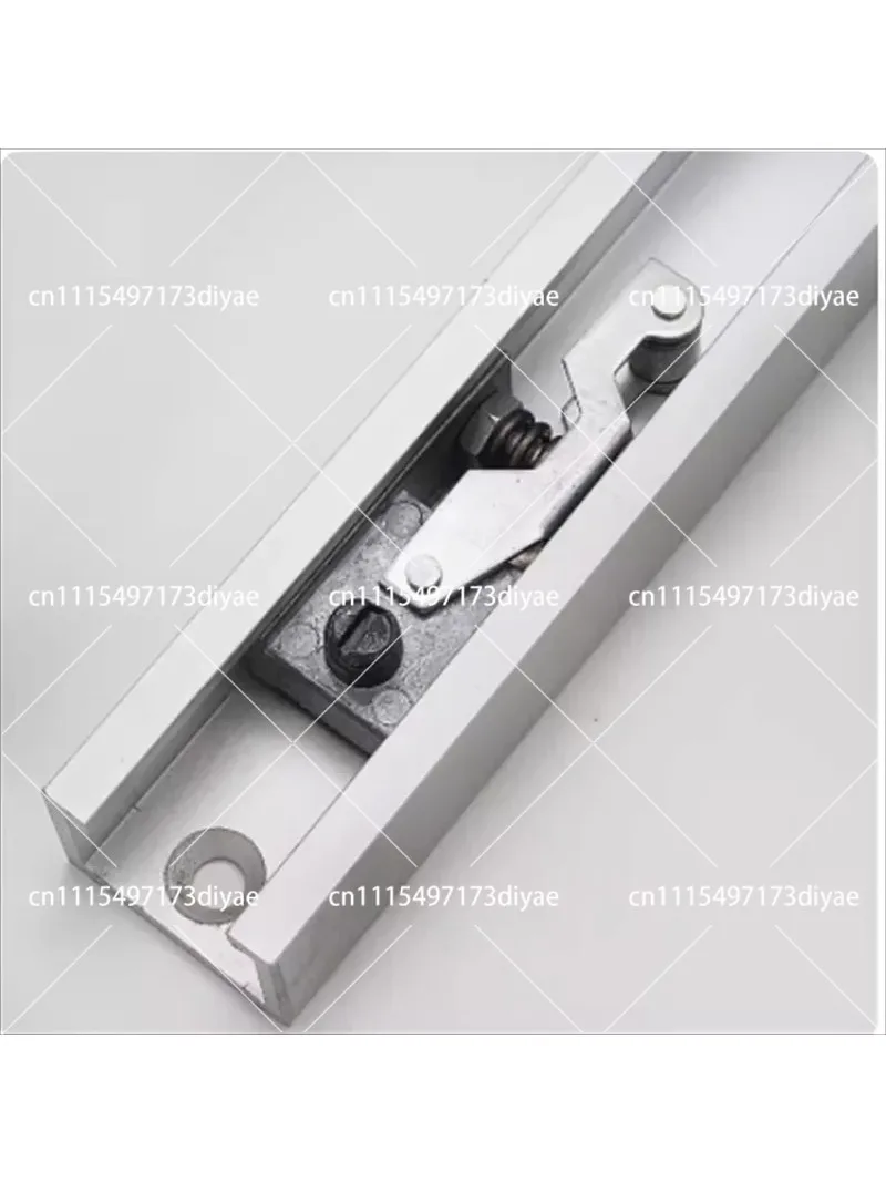 Zinc Spring Loaded Doorstop with Nylon Catch Hook for Conceal Door Closer Replacement Arm Bar Track Rail Sliding
