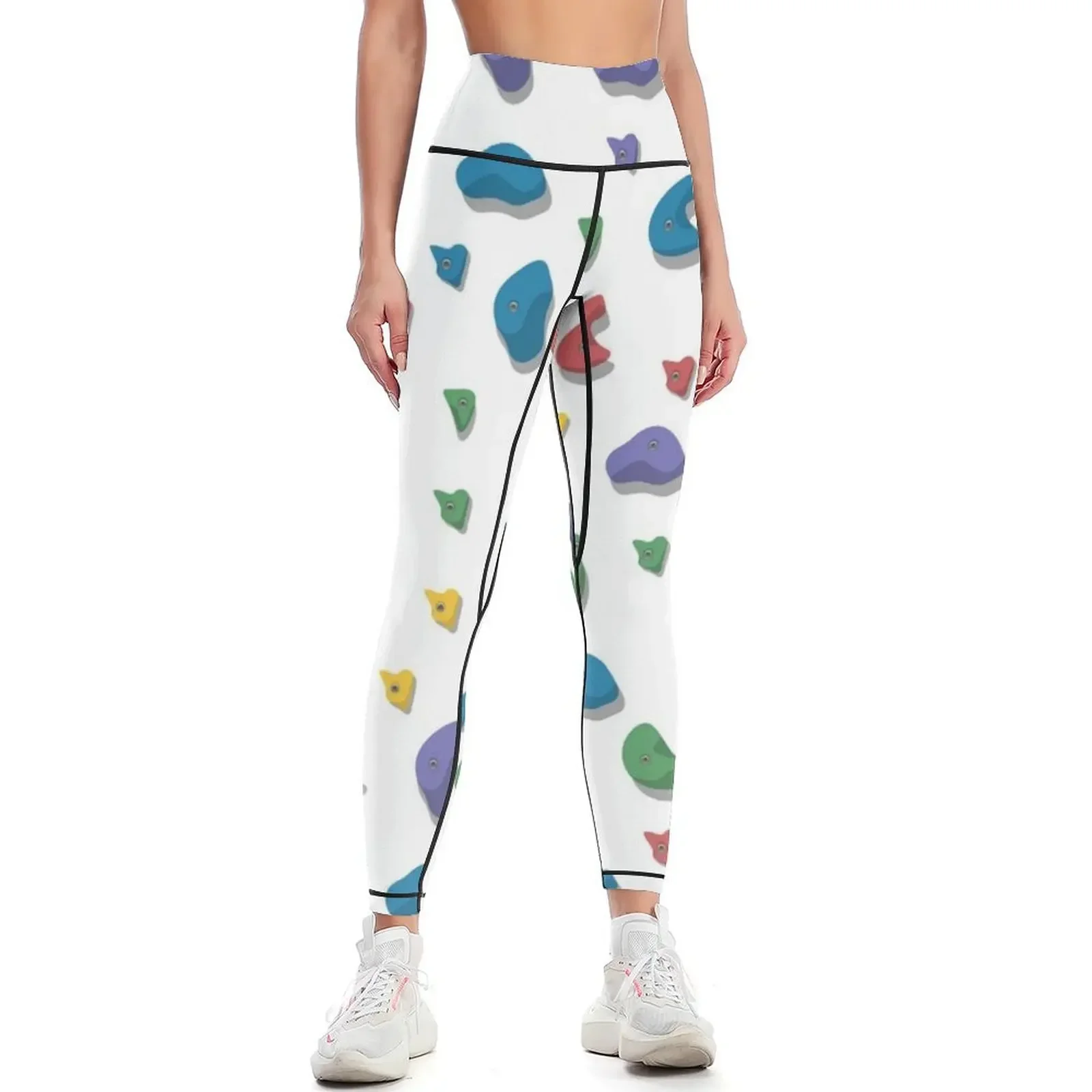 

Rock Climbing - Indoor Climbing Wall/Climbing Gym Wall Holds Leggings Jogger pants flared Womens Leggings