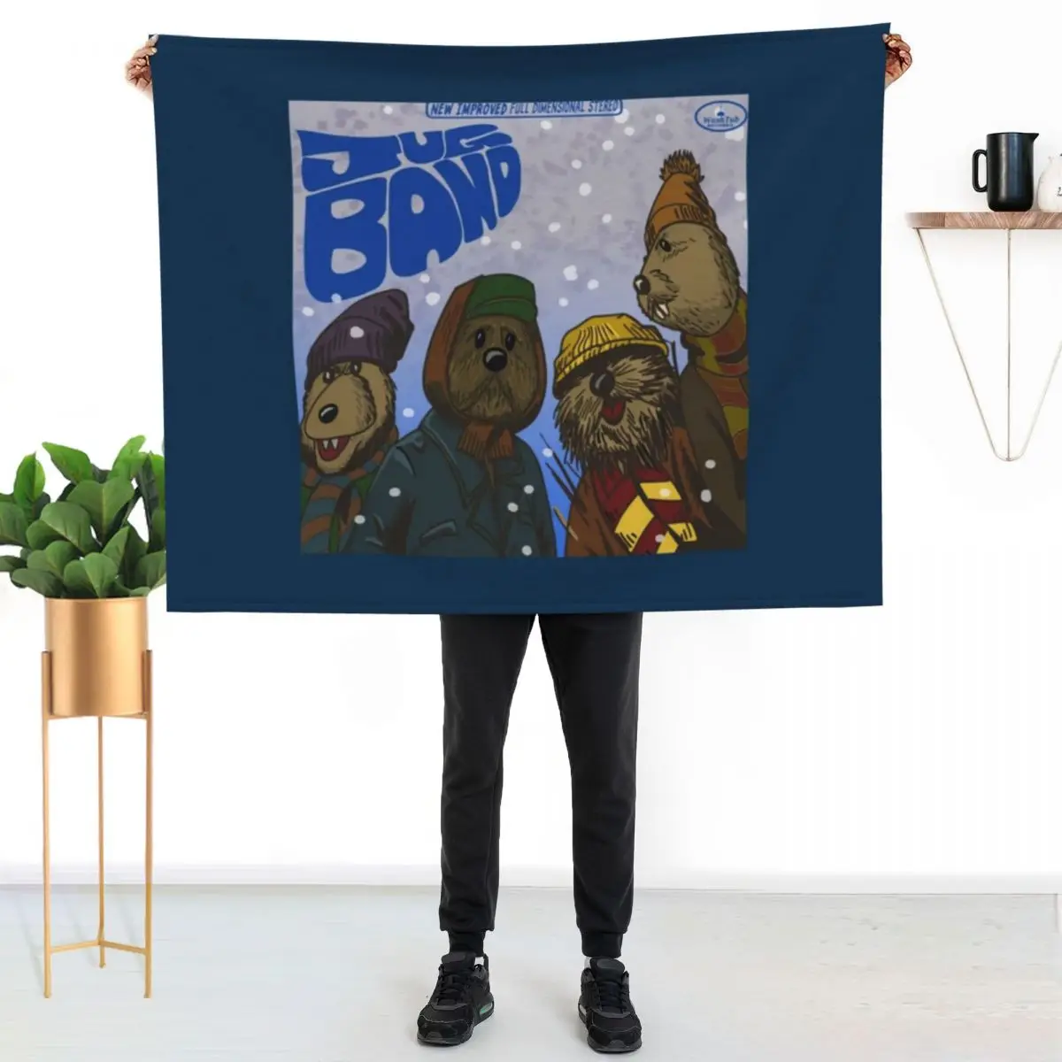 

Emmet Otters Jug Band Christmas 1 Throw Blanket Ultra Plush Cozy Blanket for Napping Sleeping