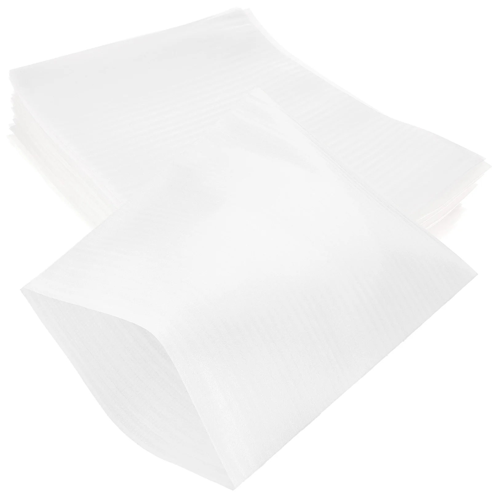 

100 Pcs Envelope Packing Bag White Dinnerware Foam Pouches Anti-static Cushion Wraps