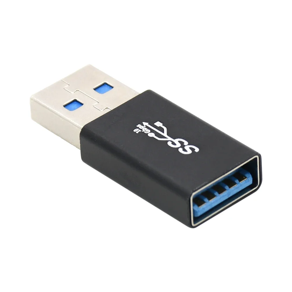 100pcs/lot USB3.0 male to female extension adapter USB3.0 A male to A female extender