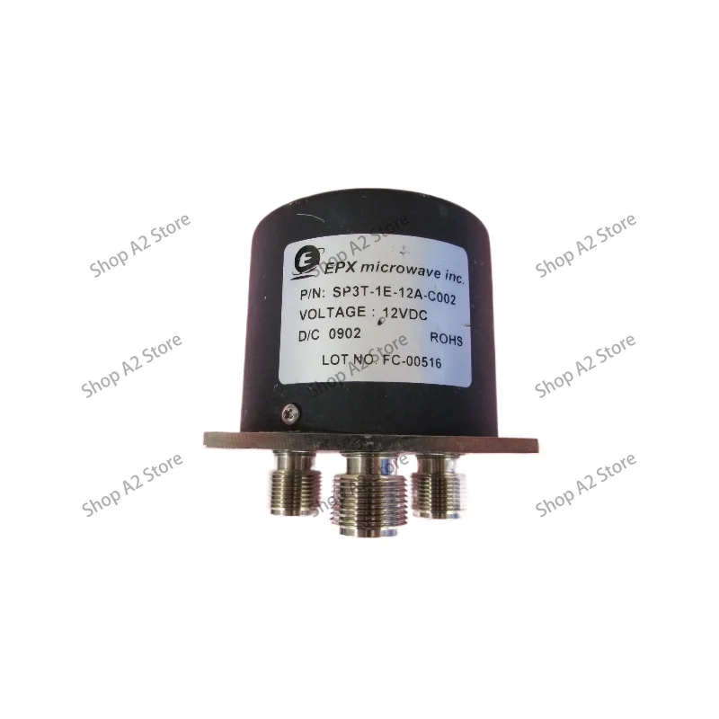 EPX SP3T-1E-12A-C002 SP3T 12.4GHz 12V N female RF SP3 switch