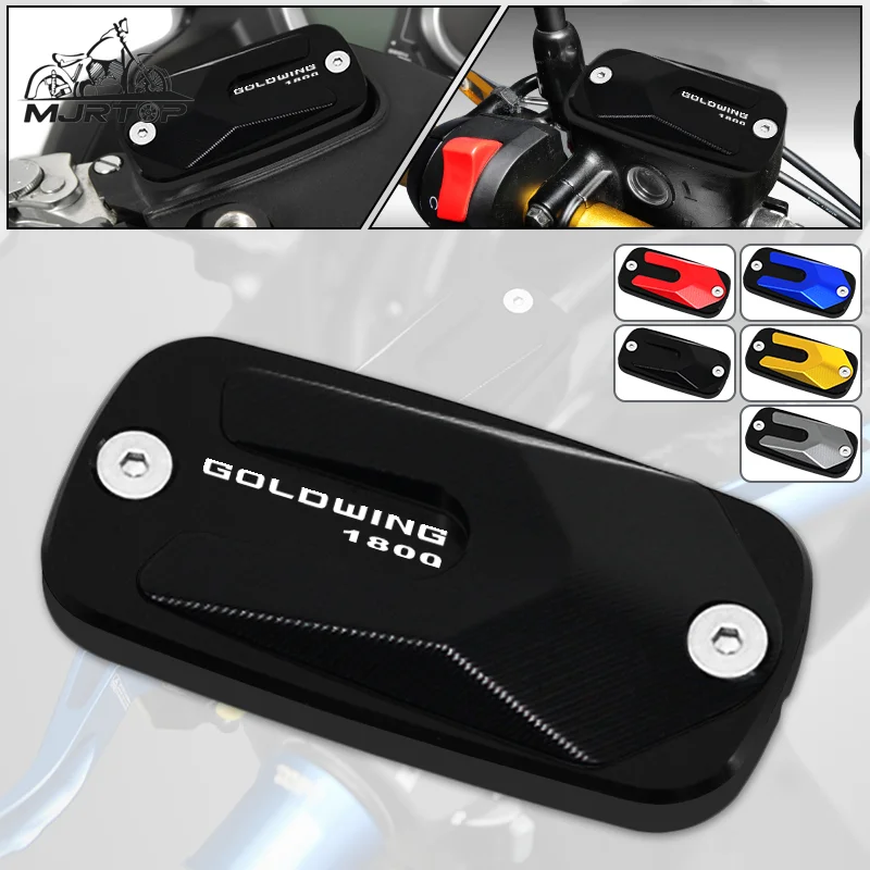 

GOLDWING 1800 Front Brake Reservoir Fluid Tank Cover For HONDA Goldwing1800 Goldwing1500 VTX Motorcycle CNC Oil Cup Cap gl1800