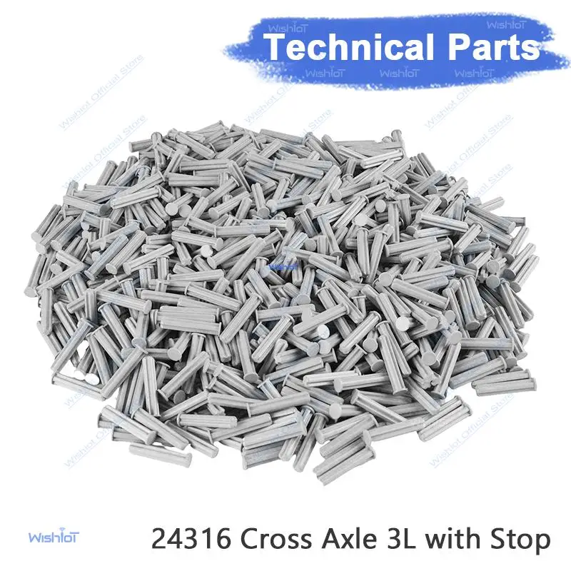 

24316 Cross Axle 3L Stop Bushing Technical Connector for Legoeds MOC Modular Bulk Building Blocks DIY Accessories Toys Kit
