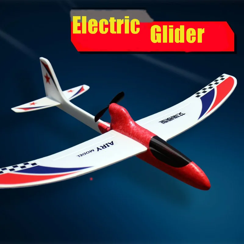 Electric Hand-thrown Airplane Model Fixed-wing Glider Model Foam Airplane EPP Charging Capacitor Toy Toys for kids Rc plane kit