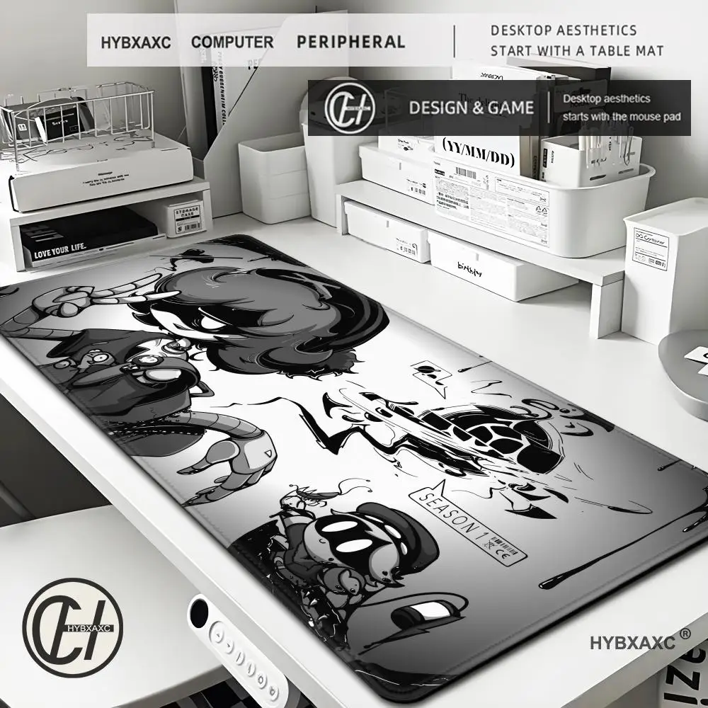 

Mouse Pad Laptop Anime Gamer Cool Mousepad Office PC Murder HD Print Keyboard Pad Drones Gaming Accessories Desk Mat