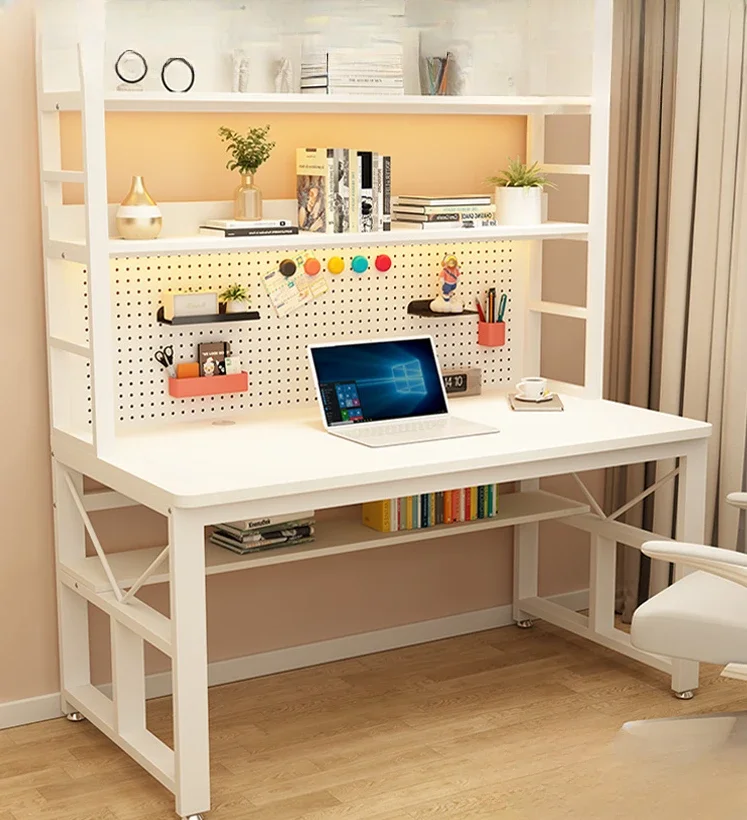 Hole Board Desk Integrated Table Online Celebrity Computer Desk Simple Bedroom Girls Home Student Study Table