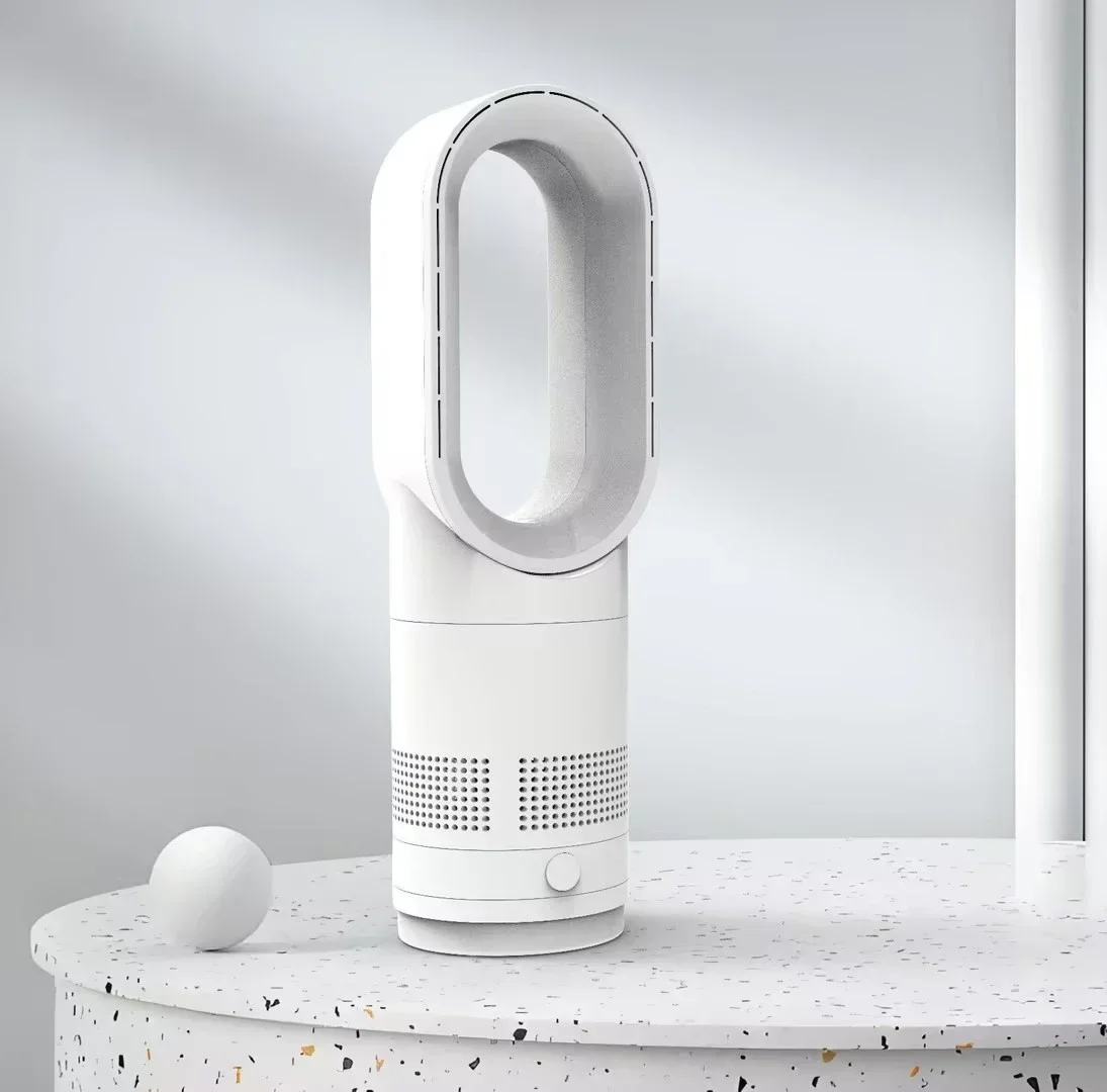 The latest portable intelligent electric remote control bladeless intelligent fan home outdoor RV garage use simple floor