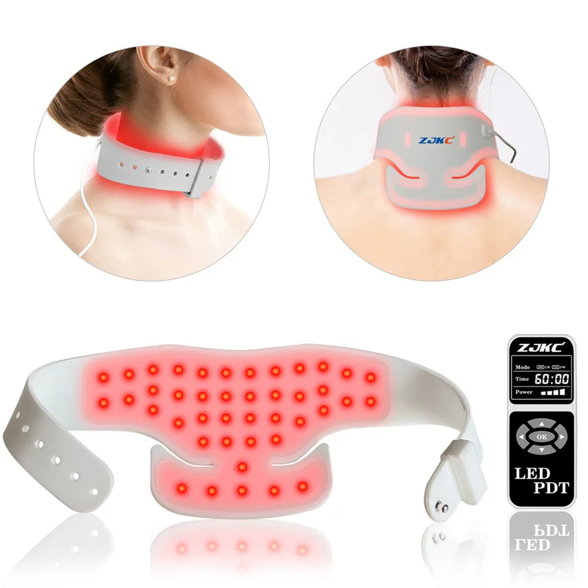 ZJKC 660nm 850nm 940nm Red Therapy Lights Shoulder Heating Pad Device Near Infrared Phototherapy for Pain Relief Wound Healing