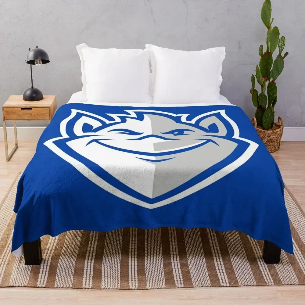 

Saint Louis Billikens Throw Blanket Compact Warm Blanket for Car Road Trip