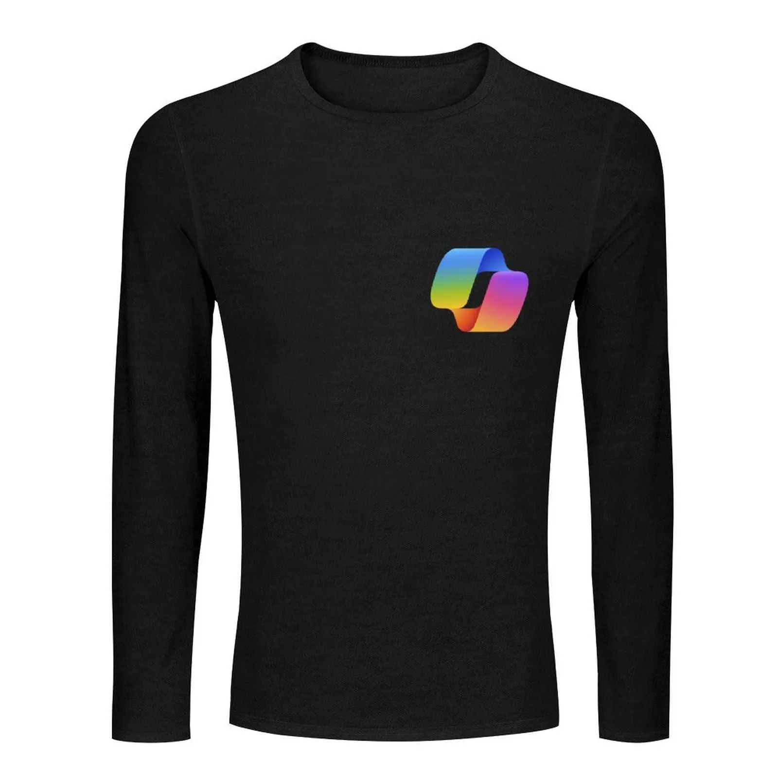 مايكروسوفت كوبيلوت AI طويل تي شيرت سامية تي شيرت مخصص تي شيرت تي شيرت رجل قمصان للرجال حزمة