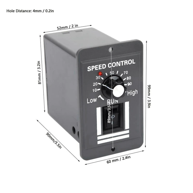 DC 12V 24V 36V 48V 10A PWM regolatore di velocità del motore interruttore reversibile controllo del regolatore arresto di rotazione in avanti