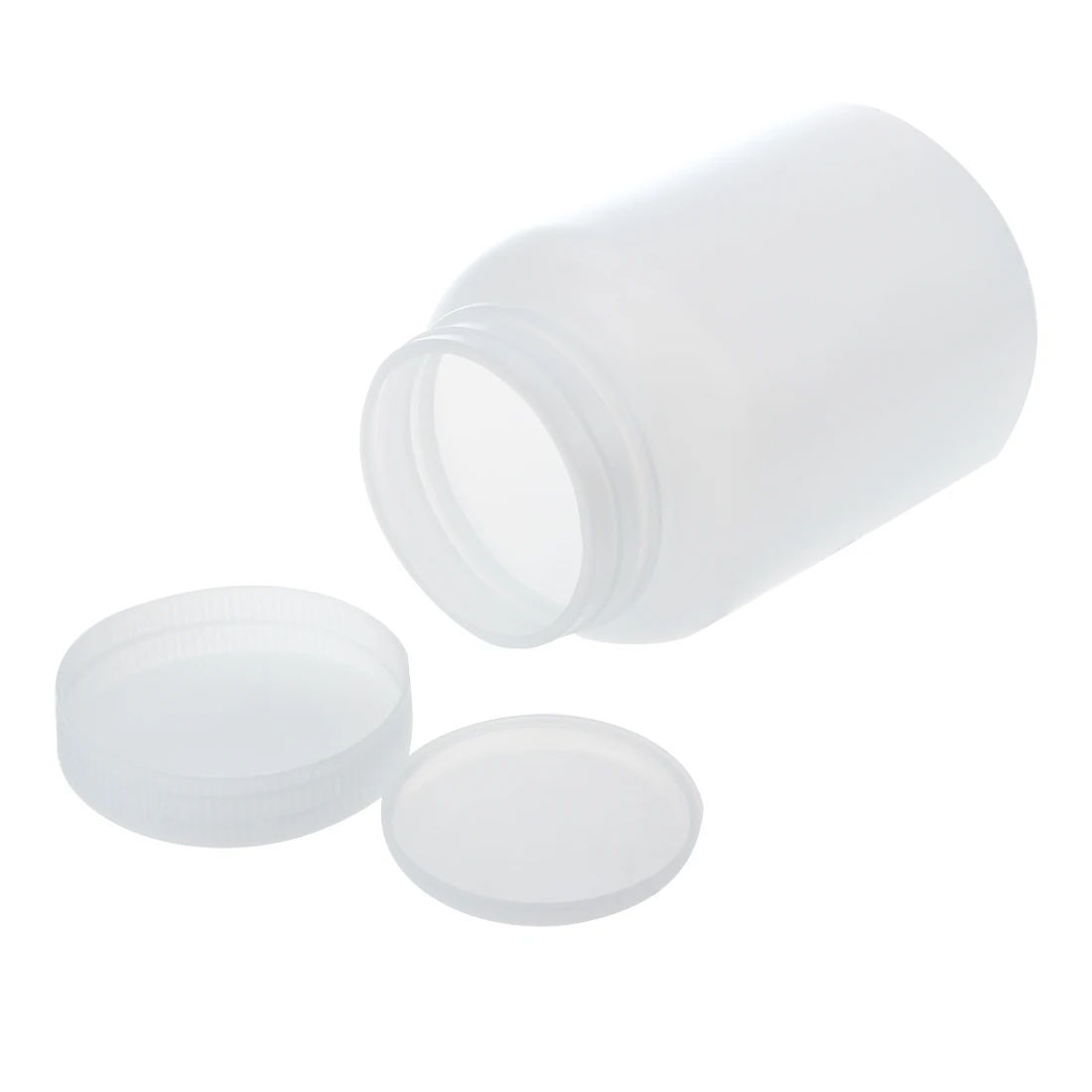 Лабораторный футляр для хранения химикатов, белая пластиковая бутылка Widemouth, 500 мл