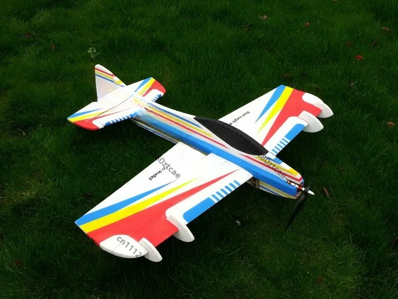 Solid Core EPP 3D Aerobatic RC Fixed Wing Airplane, 1000mm Wingspan Crash Resistant Foam Stunt Plane With Full Carbon