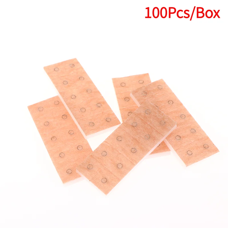 100Pcs/Box Multi-Condition Ear Seed Acupressure Kit  Press Needle Ear Seeds Acupuncture Vaccaria Plaster Needles‘