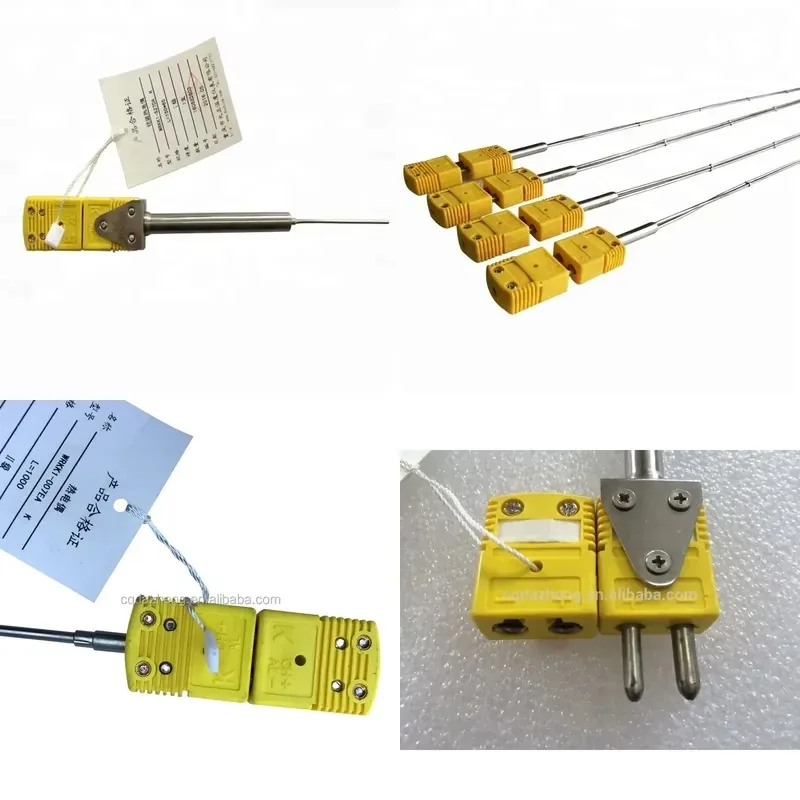 Duchin WRKK1-S270A CE ISO Certified Sheath K Type Thermocouple Temperature Sensor Probe Connector IP65 Serial Port