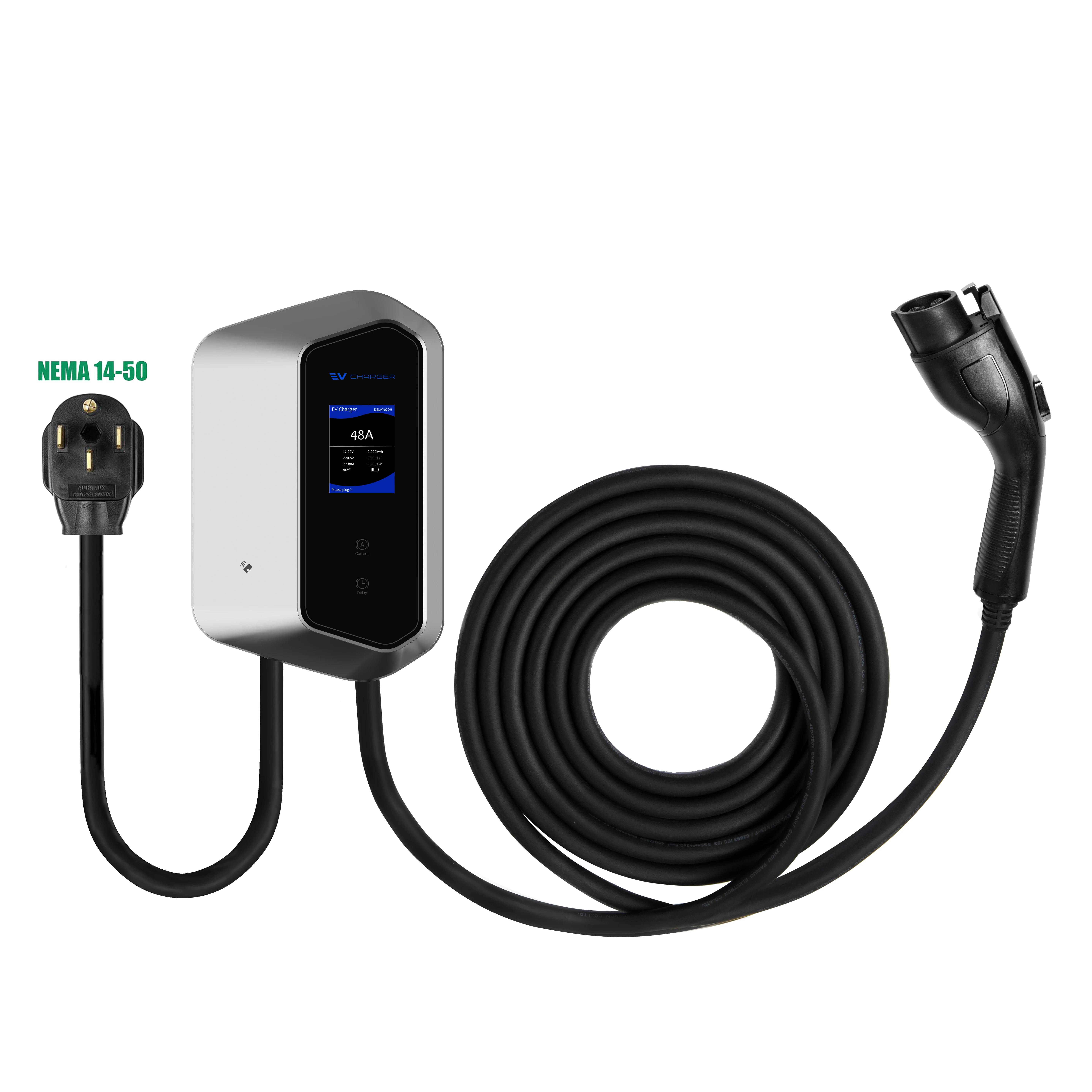 TYPE 1 EV Charging Station Wallbox 7kw 5 Meter Home Fast EV Charging Pile Station for BYD Car