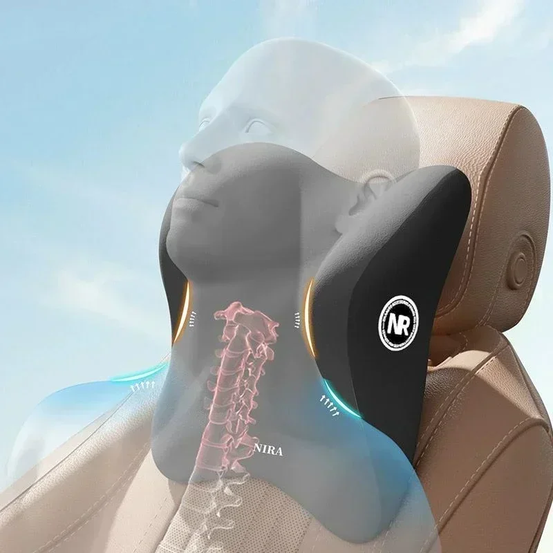

Upgraded Car Headrest Lumbar Support Memory Foam Cushion Super Head Pillow Comfortable Cushion Backrest Car Accsesorie