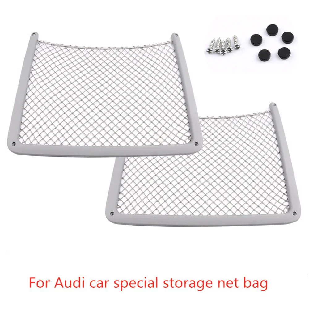 2 PCS original upgrade seat back net pocket for Audi A3 A4 A4L A5 A6 A7 Q3 Q5 rear backrest storage multifunctional storage net