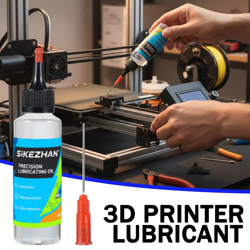 زيت تشحيم للطابعة ثلاثية الأبعاد مع طرف إبرة، السكك الحديدية الخطية/المسمار الرصاص/المحمل التشحيم، تشغيل سلس وهادئ، مضاد للصدأ، رعاية الصيانة #1