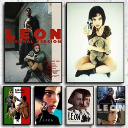 Classic Movie Leon The Professional Home Wall Art Decor Canvas Poster High Quality Canvas Inkjet Frameless Print