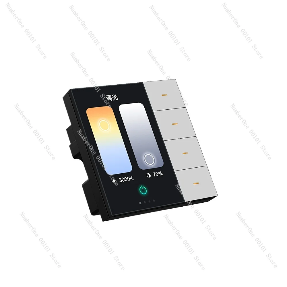 

Граффити, 3,5-дюймовый экран, 4-позиционный интеллектуальный переключатель, кнопка управления всем доме