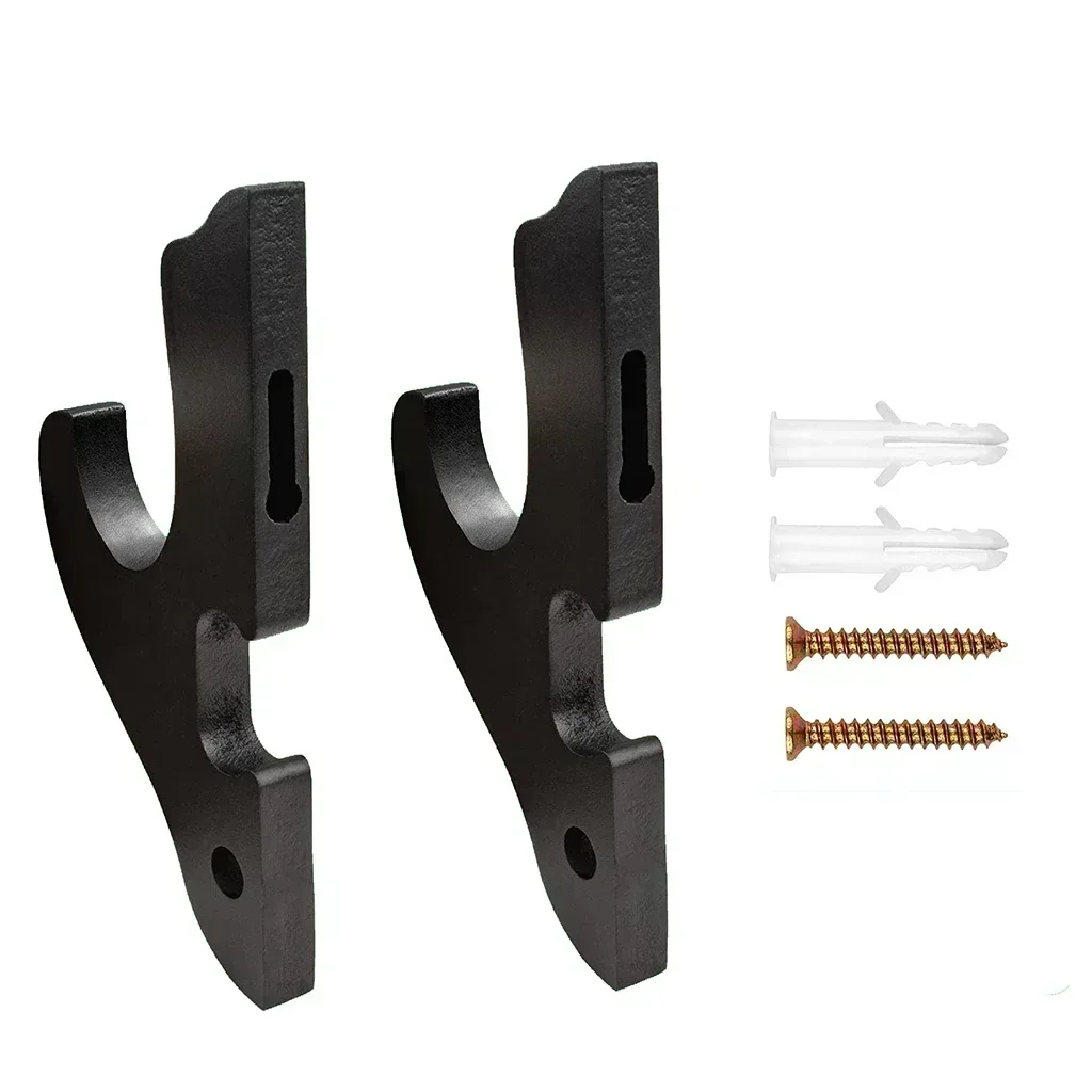 Sword Wall Mount 2/Set 1-Tier Hook Katana Holder Adjustable Display Hanger for Samurai Sword Tanto Rapier Cosplay Rack