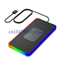 Atmosphere light emitting car mobile phone wireless charger