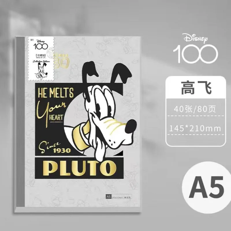 New Disney Mickey Mouse 100th Anniversary Limited Animation Creative Notebook Fashion Retro Male and Female Student Ledger