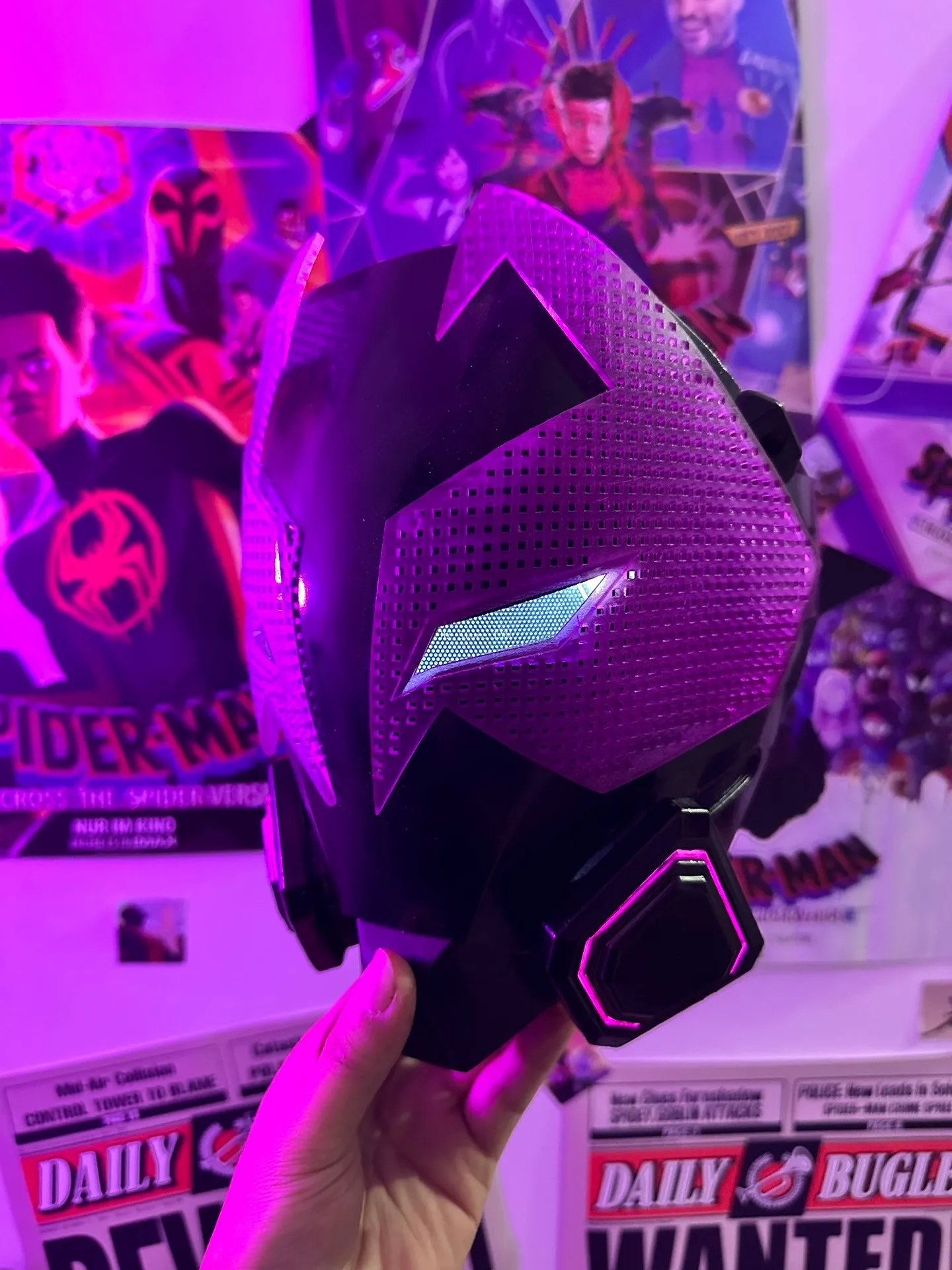 アース-42 マイルズ マスク ライトアイズ付き スパイダーマン