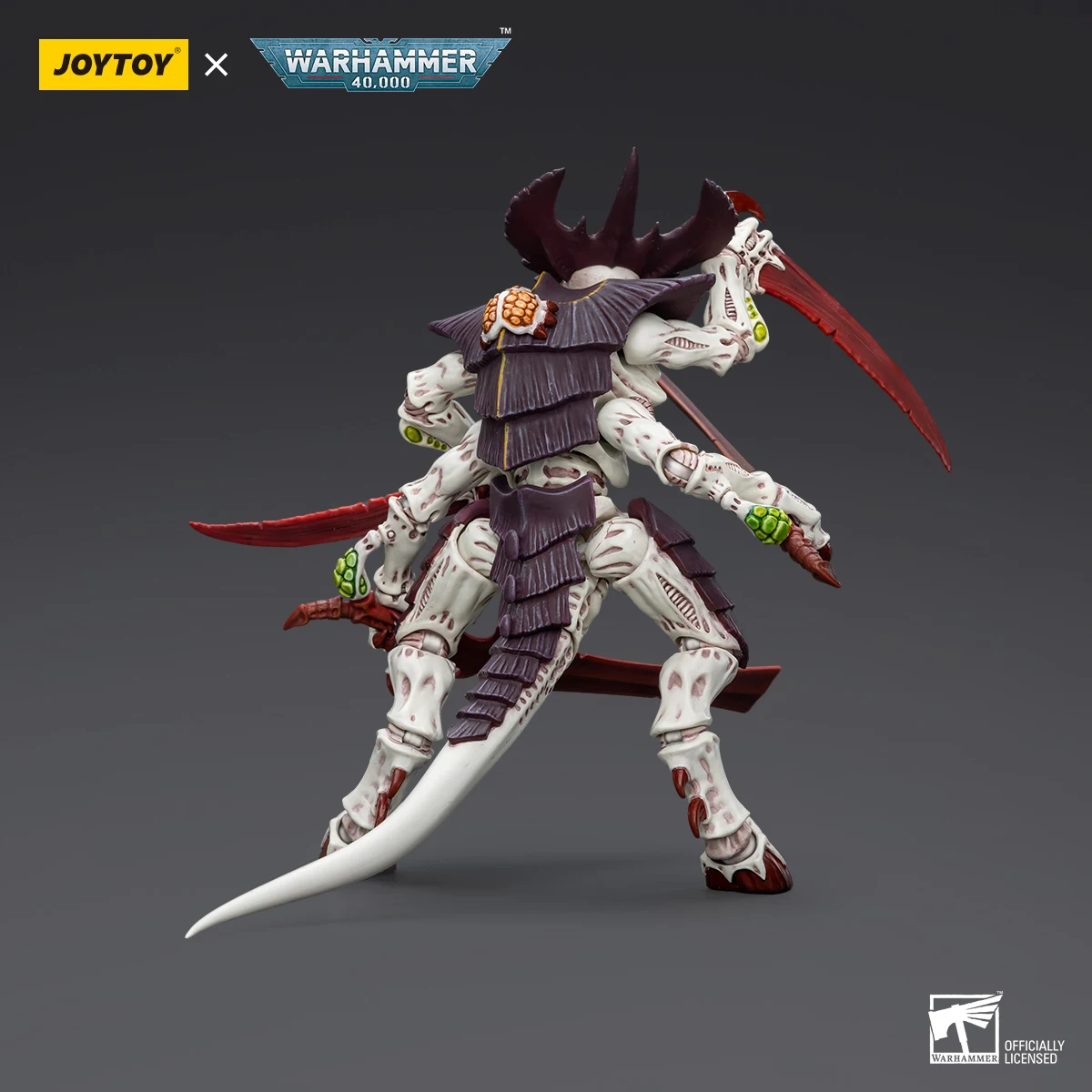 

【JOYTOY】Warhammer 40K Tyranids Hive Fleet Leviathan Tyranid Warrior with Boneswords Model