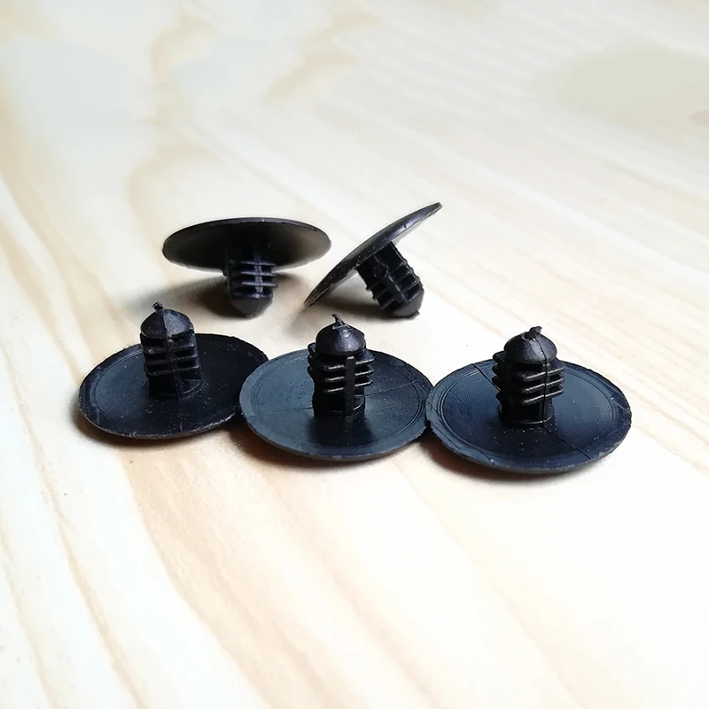 Clips de cubierta de motor de coche, remaches de sonido de capó de algodón de aislamiento, abrazadera fija de sujeción automática de nailon para Mazda 6 para Fiat Pentium, 50 Uds.