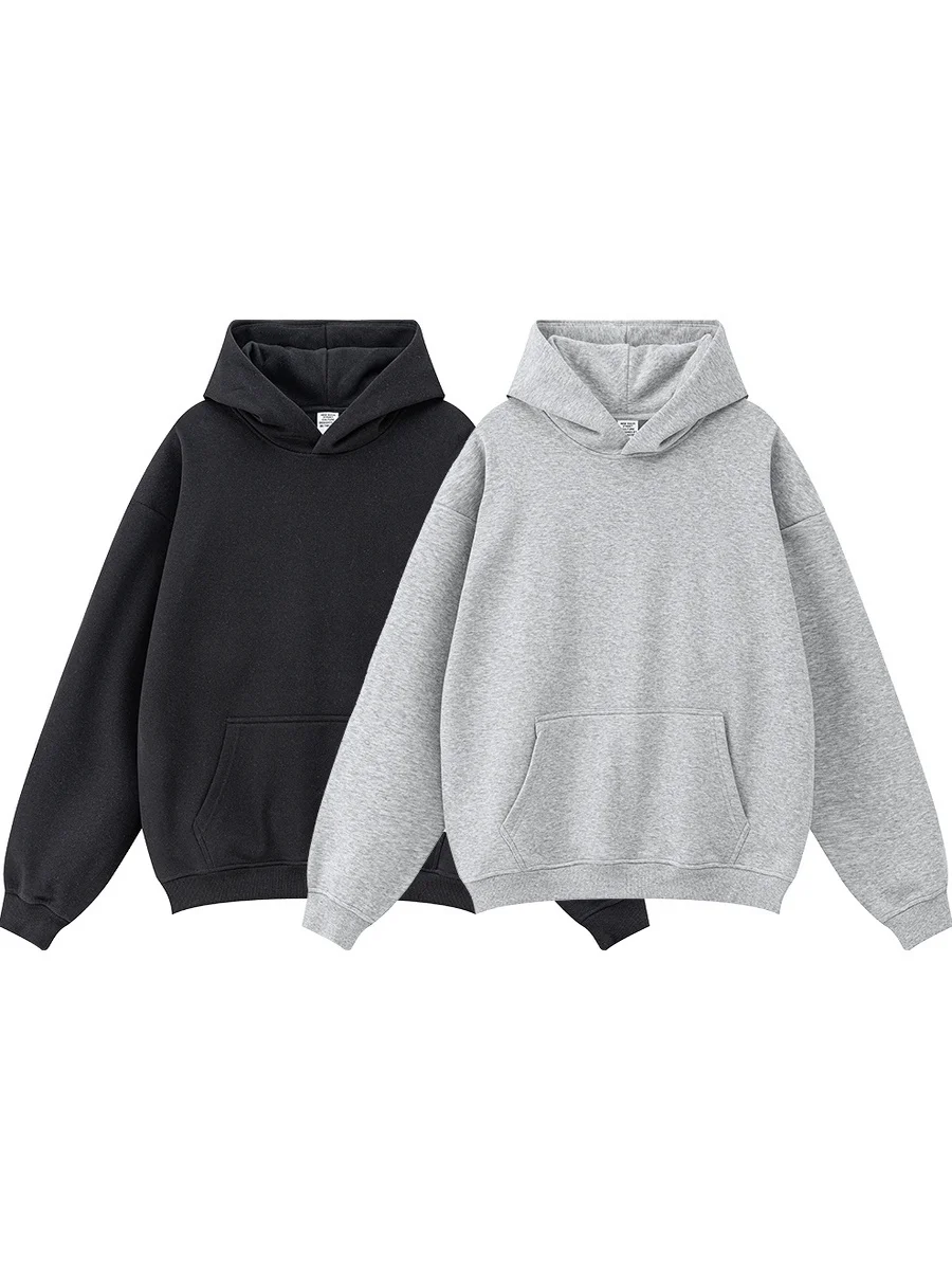 

Толстовка с капюшоном на подкладке Thiened Fce, уличная одежда большого размера, повседневная верхняя одежда, теплая уличная одежда Long Sve