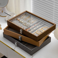 Wood Jewelry Box For Graduation Gifts Celebration Party Supplies  Jewelry Organizer Storage Jewelry Case Gift For Women Girl