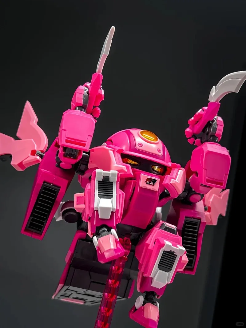 In Stock Yi Li Chuang Wan Fruity Robo Peach Surfer Turbo Grape Berry Hunter Assembling Model Toys Fruit Combo Peach Grape