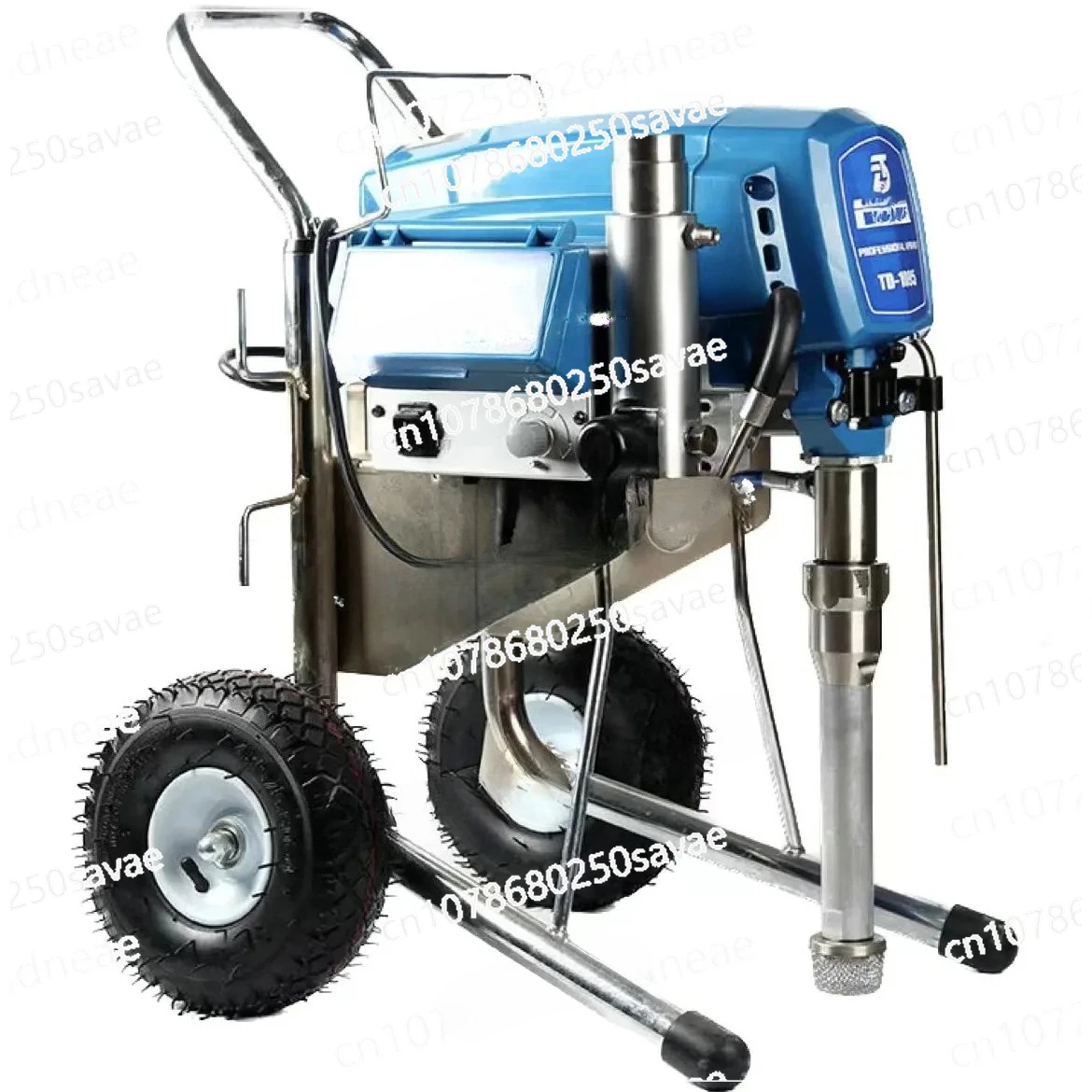 

220V 4KW 6.5L/Min Plunger Type High Pressure Airless Professional Spraying Machine Paint Latex Paint Spray Gun