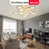 IRALAN Led Ceiling Light For Bedroom Aisle Dining Room Decorations Creative Stars Ceiling Chandelier Home Modern Ceiling Lamp