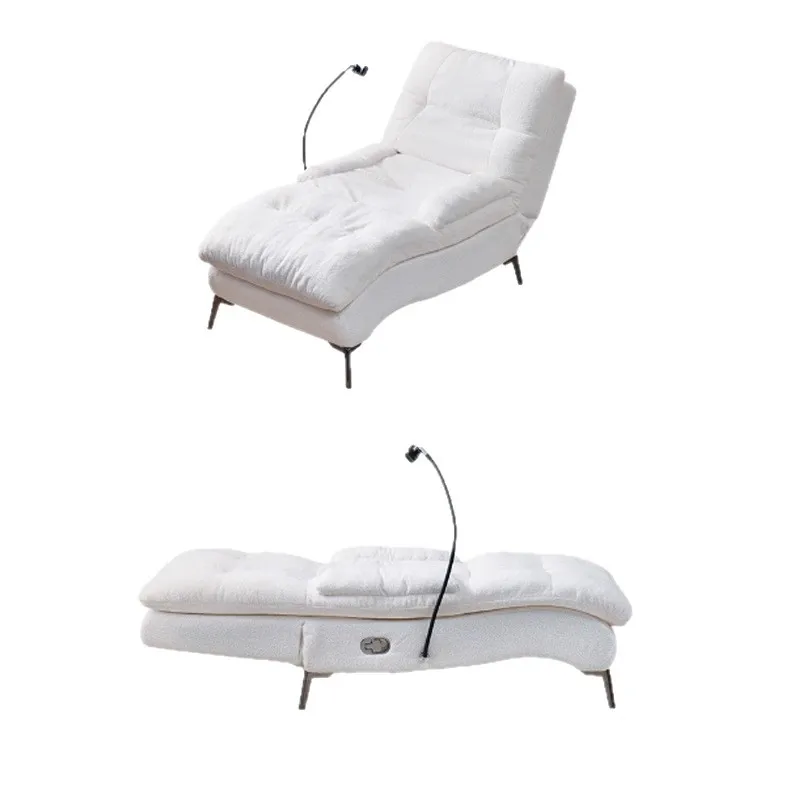 Reclining chair balcony home leisure lunch break lazy sofa can sleep Internet celebrity single modern simple love chaise longue