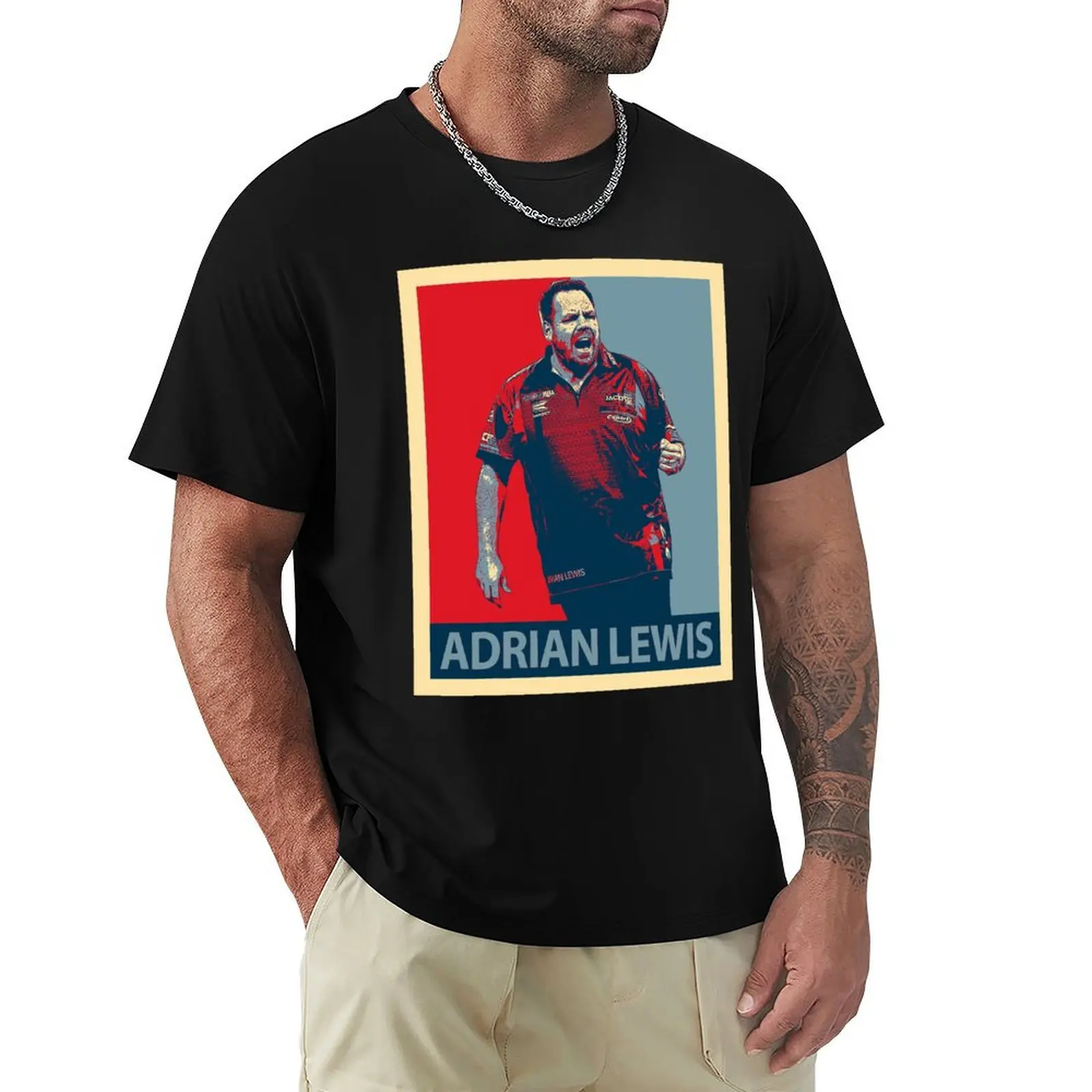 

Adrian Lewis T-Shirt Anti-Wrinkle Short Sleeve T-Shirt
