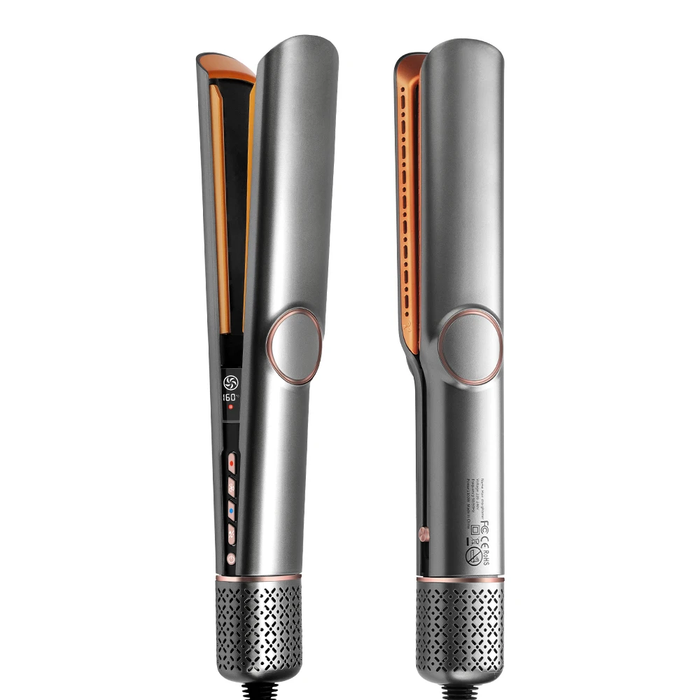 Hair Straightener, Curler, Cool Air Dryer, Ceramic Flat Iron, Keratin Treatment, Multifunctional Styling Tool
