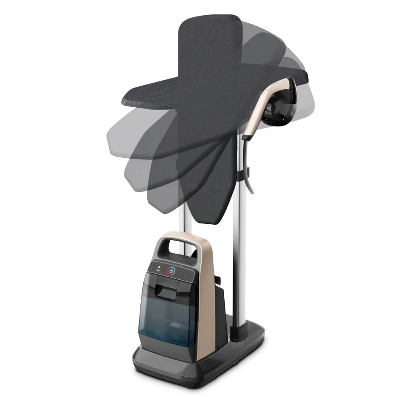 LED Display 2L Wrinkle Remover Fabric Standing Smart Vertical Garment Steamer with Ironing Board