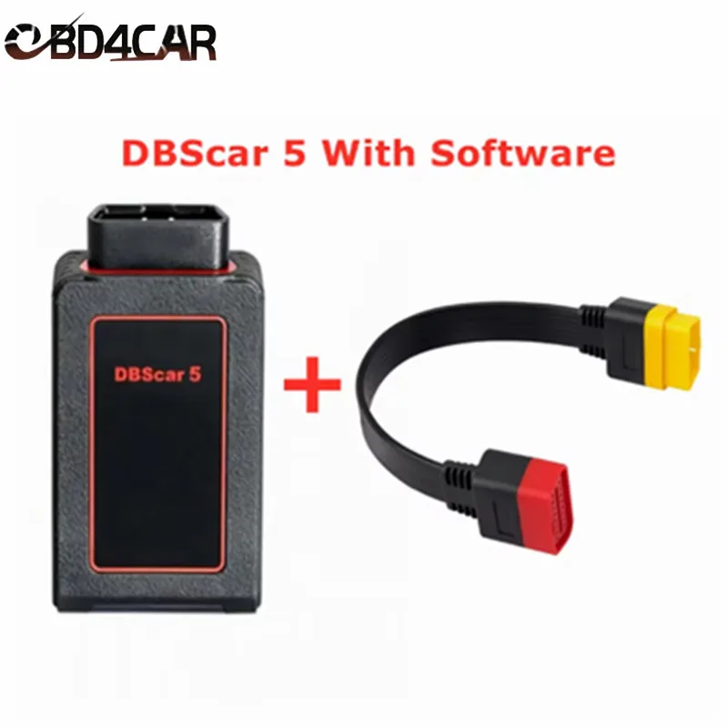 Original DBSCAR 5 Bluetooth Adapter Android Include Xdiag/Diagzone/XPRO5 Software DBSCAR V Scanner Car Diagnostic Tool